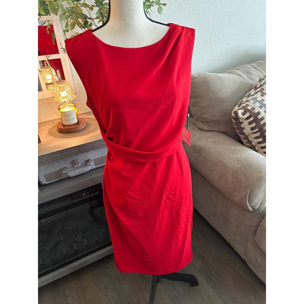Laundry by Shelli Segal NWT size 8 red sleeveless dress